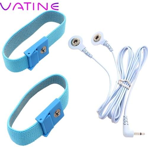 VATINE Electric Shock Cock Rings Penis Extender Medical Themed Toys Penis Stimulator Electric Penis Massager Sex Toys for Men