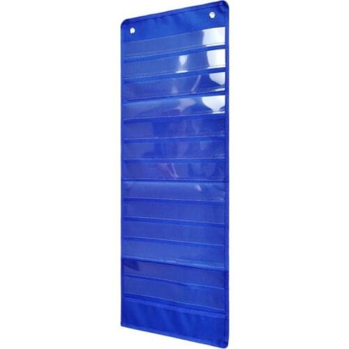 Children Cloth Daily Schedule Pocket Chart 26 Double-Sided Reusable Dry-Eraser Cards for Office Home School Classroom CNIM Hot