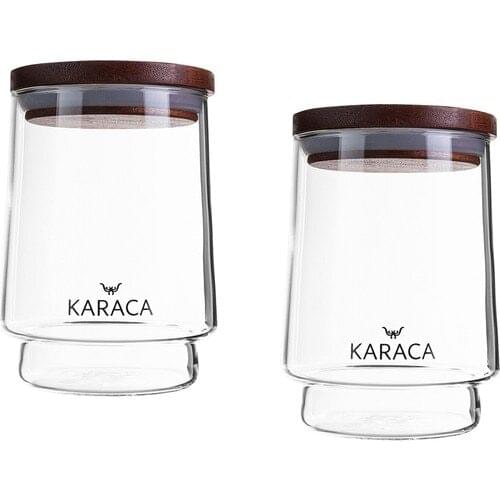 Roe Frank 2'li Borosilicate Glass Storage Container