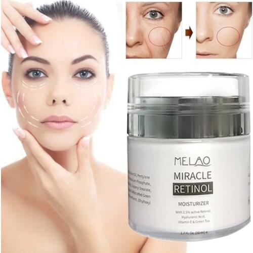 50G Day Night 2.5% Retinol Cream Hyaluronic Acid Reduces Moisturizer Wrinkles Face Retinol Cream Fine Lines Cream N6Q3