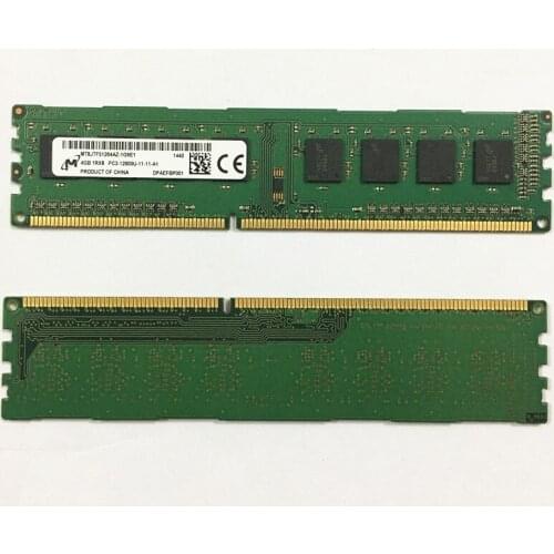 MT DDR3 rams 4gb 1600mhz 4GB 1RX8 PC3-12800U DDR3 1600 4GB desktop memory for ddr3 desktop computer