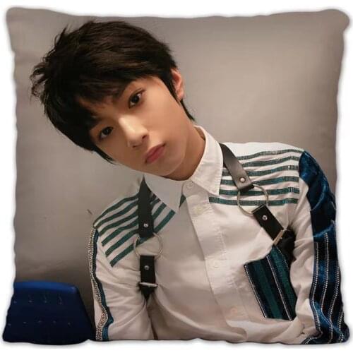 Times Youth League TNT Liu Yaowen Pillowcase Pretty Scholar Yu Lexuan Same Paragraph Star Photo Poster Cushion Cover Souvenir