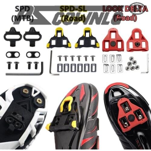 Durable cleat splint road bike cleat accessories bicycle non-slip MTB pedal bicycle pedal self-locking SPD shoe pedal