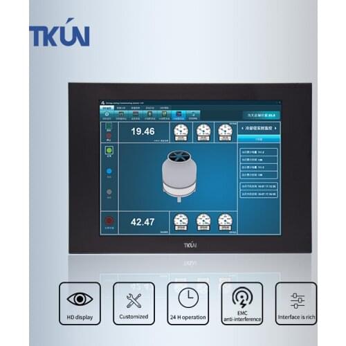 TKUN 15/17 inch industrial monitoring monitor, outdoor LCD HD monitor, BNC, customized interface service,1280*1024