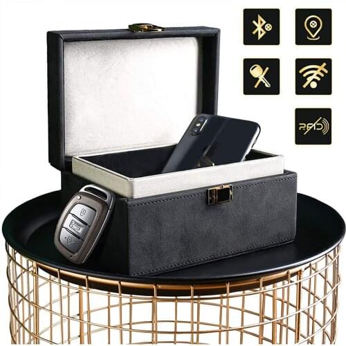 Anti Theft Faraday Box For RFID Faraday Key Fob Protector Radiation-proof Mobile Phone Box Car Keyless Signal Blocker Security