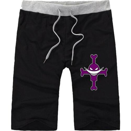 Anime ONE PIECE shorts Men Casual Outdoor Shorts Training Sportswear Running Jogging teenagers Short Sweatpants