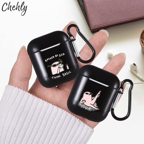 Cute Cartoon Soft Silicone Case for Apple Airpods 1 2 Pro Shockproof Bluetooth Wireless Headphone Earphone TPU Protection Cover