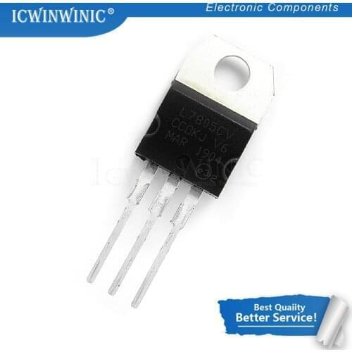 10piece L7805CV TO220 L7805 TO-220 7805 LM7805 MC7805 stabilivolt voltage-regulator tube New original In Stock