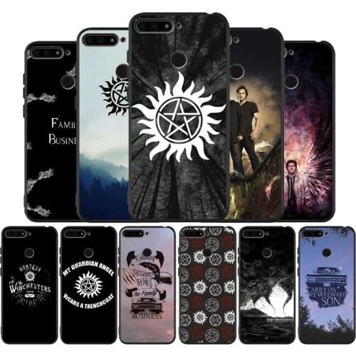 TV series Supernatural Black TPU Silicone Soft Phone Case For Honor 8X 9 8 10 20 30 Lite Pro MATE 9 10 20 30 Pro Lite