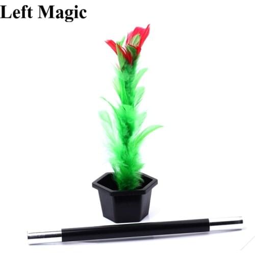 1 Set Magic Wand To Flower Magic Trick Easy Magic Tricks Toys For Adults Kids Show Prop Toys For Boys Fun For Children Gift