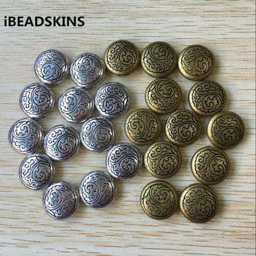Choose color) 18mm 350pcs/lot antique style acrylic coin beads for jewelry making (As shown)#3965