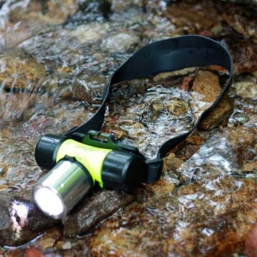 YUPARD 18650 battery or 3x AAA XM-L2 T6 LED white yellow light 30m Diver Diving headlamp Flashlight Torch Waterproof outdoor