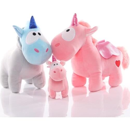 1pcs 12-20cm Kawaii Unicorn Plush Toys Doll Animal Soft stuffed Toy for Children Birthday Gift Kids Room Decor