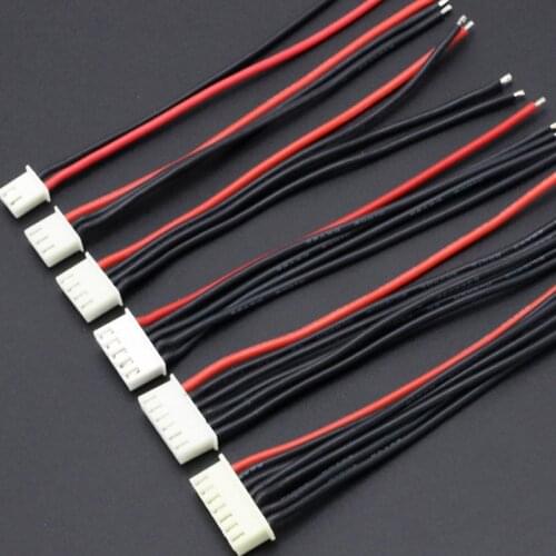10pcs/lot 2S1P 3S1P 4S1P 5S1P 6S1P JST-XH JST XH Connector Adapter plug Balance Changer Wire Charger Cable for Lipo Battery
