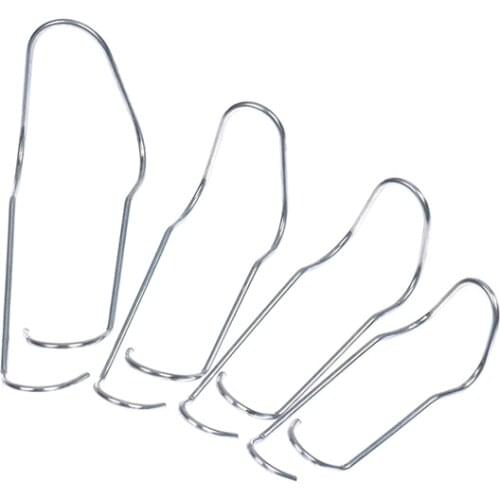 10pcs Pipe Support Fixing Clamp Connector Steel Pressing Spring Wire Clip Buckle For Garden Greenhouse Building Hardware