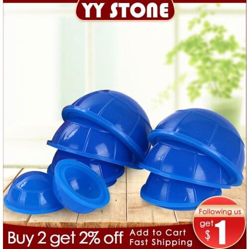 12pcs/kit Jar for Massage Body Cups Silicone Vacuum Cupping Ventosas Ventouse vacuum bank Weight massage Cupping Apparatus