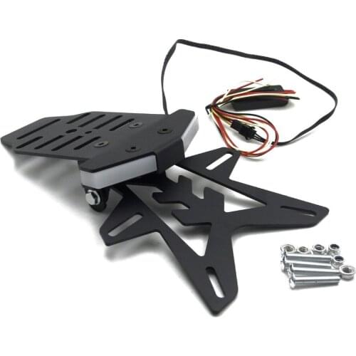 Accessories Aircraft License Plate Frame With Lights Motorcycle Steering Lamp License Plate Holder Universal