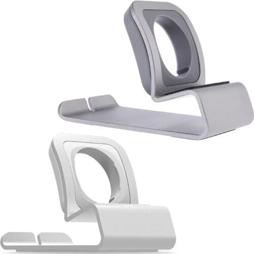 Aluminum Charge Stand Holder Station Dock Mount for Apple Watch Series 1/2/3/4 42mm 38mm 40mm 44mm Charger Cable