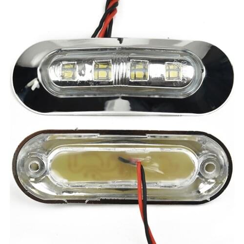 White LED Lights Stair Marine Walkway Waterproof Accessories Cabin Deck