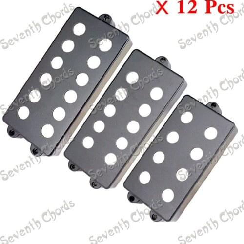 12 Pcs/Pack Electric Bass Guitar Humbucker Pickup Covers for Electric Bass Guitar./ 8 hole 4 string & 10 hole 5 string & 12 hole