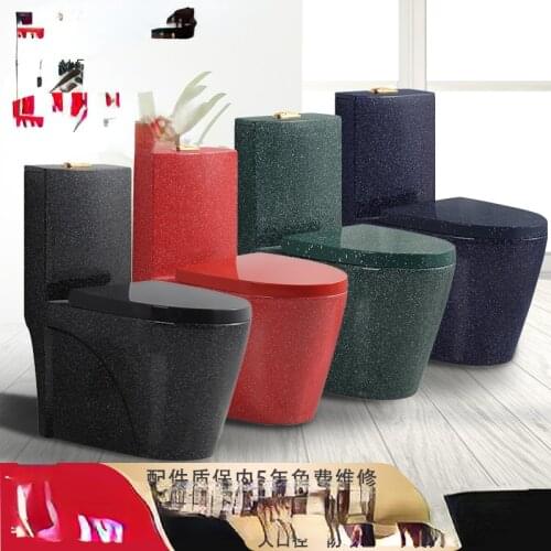 Color toilet, European ceramic water pump, siphon toilet