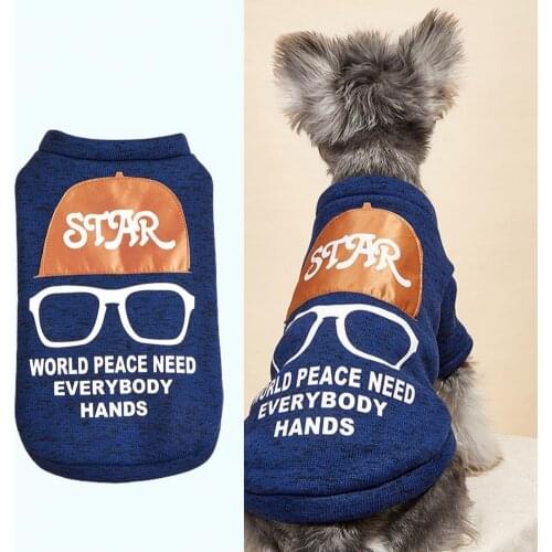 Breathable Pretty Fashion Pet Dogs Coat Clothes Two-leg Pet Apparel Letter Print Dogs Supplies
