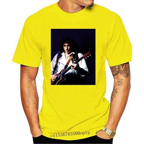 Brian May Queen Mens Black Tops Tee T Shirt Oversized Tops T-Shirt For Men Women Tshirt