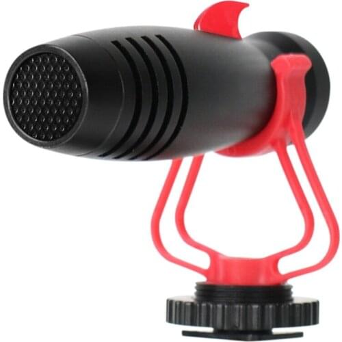 Condenser Microphone with with Shotgun Microphone Grip Handle Cardioid Pickup Smart Noise Cancelling Sensitivity Mic