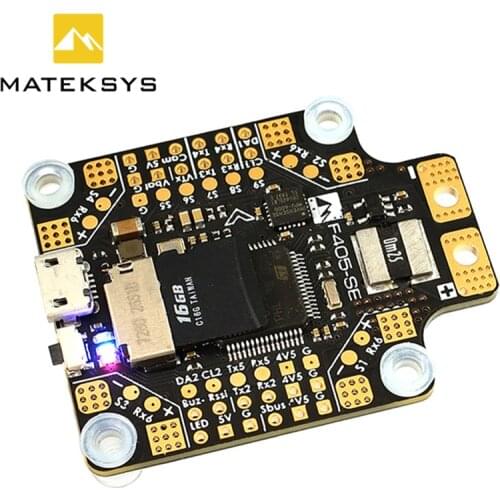 30.5mm MATEK F405-SE MPU6000 OSD Baro Blackbox 2-8S AIO F4 Flight Controller for FPV Air Unit FPV Racing Freestyle Drones DIY