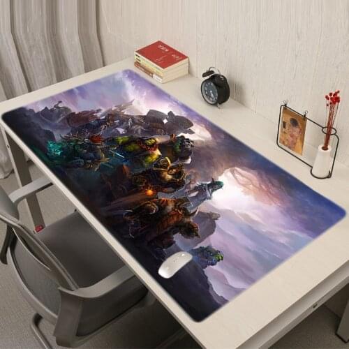 World of Warcraft Mouse Pads Xxl Pad Gamer Carpet Keyboard Mat Computer Pc Complete Mause Kawaii Gaming Hot Large Anime Rug Desk