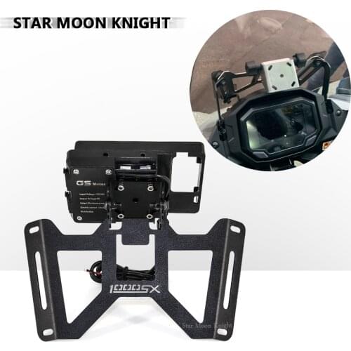 Motorcycle GPS Navigation Bracket Mobile Phone USB Charging For Kawasaki NINJA z1000 SX Z1000SX Z 1000 SX 2017-2020