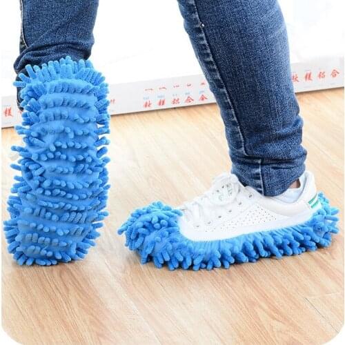 Kitchen Accessories Tool 1Pair Shoes Cover Drag Mop Waterproof Lazy Shoe Covers Clean Slipper Home Floor Dusting Cleaning Gadget