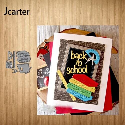 Book Ruler Stationery Metal Cutting Dies Craft Stencil Scrapbooking Handmade Tools Make Album Model Punch Blade Decor Template