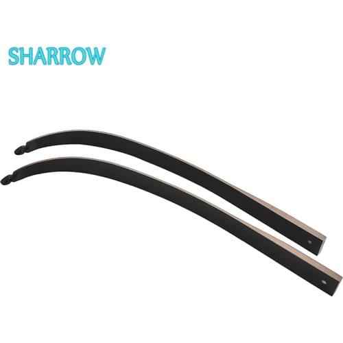 F163 1 Pair Archery Accessories Recurve Bow Limbs 30-55Lbs Fishing Darts Bow and Arrow for Hunting Shooting Training Camping