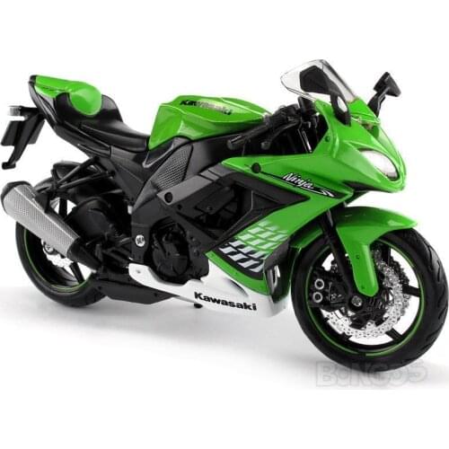 MAISTO 1:12 Kawasaki Ninja ZX 10R Green MOTORCYCLE BIKE DIECAST MODEL TOY NEW IN BOX