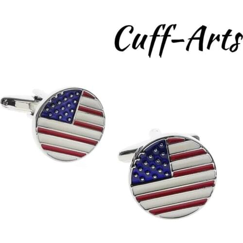 Mens Cufflinks Flag of the United States Cufflinks Gifts for Men Gemelos Les Boutons De Manchette by Cuffarts C10536