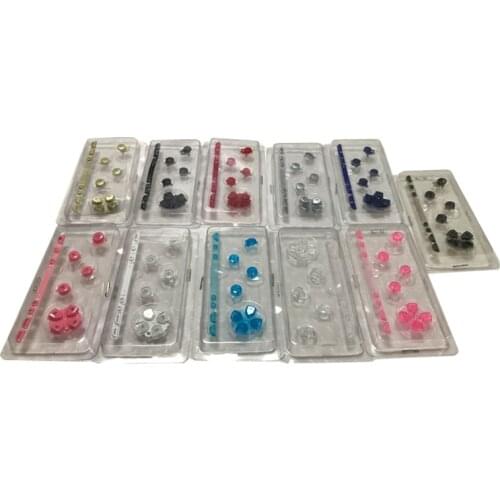11 Colors Shell Case Button Set & 3D Rocker Cap For PSP1000 Shell Box Old Version Game Console