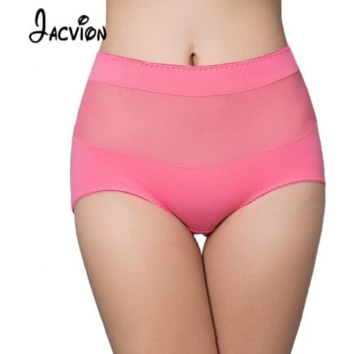 Underwear Women Panties Sexy Cotton High-Rise Hollow Solid Briefs Female Big Size Ladies Calcinha Panties Women Underwear Sexy