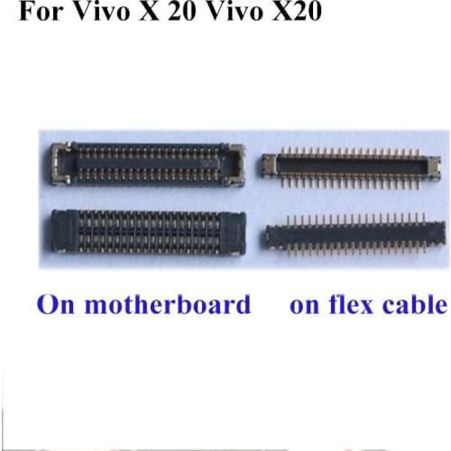 2pcs FPC connector For Vivo X 20 Vivo X20 LCD display screen on Flex cable For Vivo X 20 Vivo X20