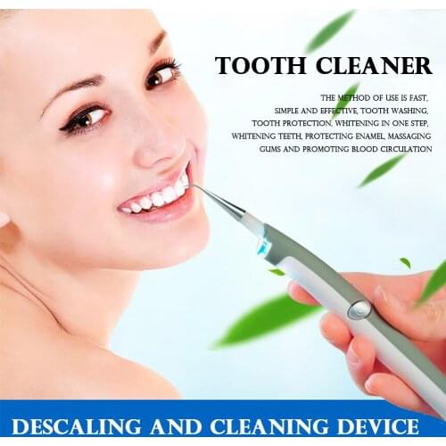 Dental Examine Teeth Cleaning Tool Electric Teeth Cleaner Dental Calculus Remover Teeth Whitening Tool with LED Light