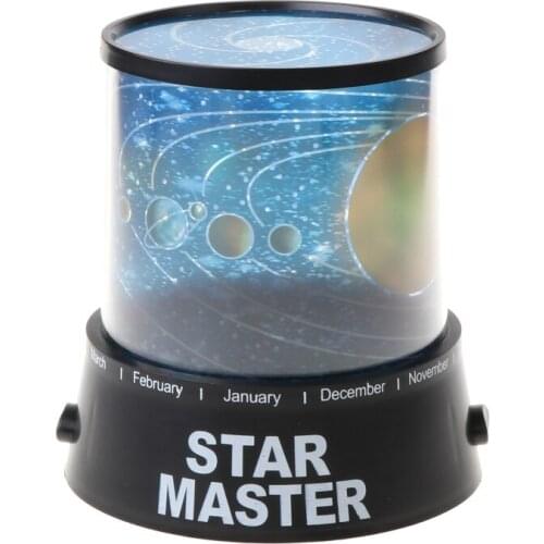 Star Night Light Universe LED Rotating Projector Desk Starry Lamp for Kids Gifts