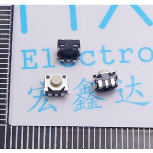 100pcs 3*5mm Mirco Switch claw feet 5P 2+3 reset Aino dedicated key buttons no column horizontal SMD micro switch