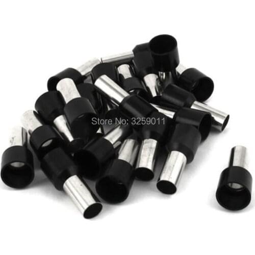 100PCS E16-12 Electrical Crimp tubular Pre-Insulating Terminal Block Wire Connector Cable Cord End Ferrule E16-12 AWG 5 16.0mm