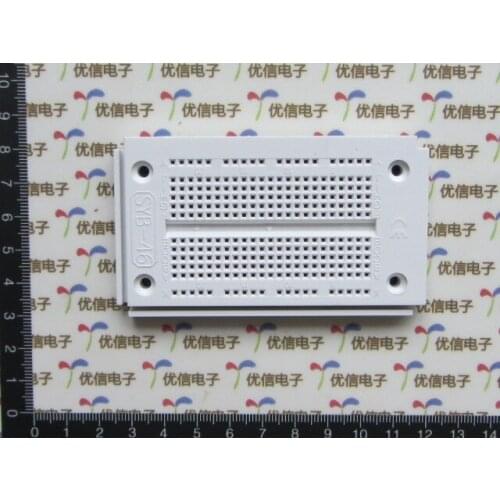 Free shipping SYB-46 Breadboard / Universal board / experiment board (9.05CM * 5.26CM * 0.86CM)