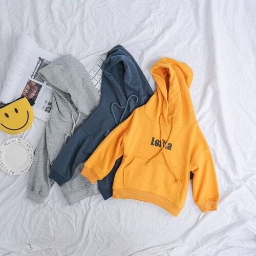 Baby Boys Sweatshirts Long Sleeve Cotton Letter Printing Tops Toddler Boys Girls T Shirt Children Unisex Hooded Pullovers Brand