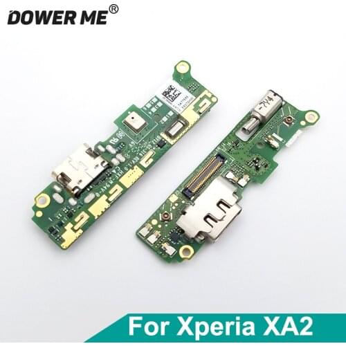 For SONY Xperia XA2 H3113 H4113 Charging Port Type-C USB Charge Dock Connector Vibrator Microphone Mic Circuit Board Flex Cable