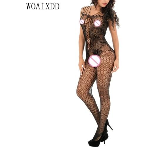 Hot Sexy Lingerie hot Bodysuit Sexy Costumes Bodystocking open crotch sexy products lingerie Intimates Women Chemises underwear
