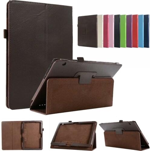 Litchi PU Leather Case For Huawei MediaPad T5 C5 10.1'' Case For Huawei Media Pad AGS2-W09 AGS2-L03 AGS2-W19 Stand Funda Cover