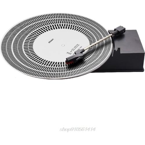 LP Vinyl Record Turntable Phono Tachometer Calibration Strobe Disc Stroboscope Mat 33 45 78 RPM F17 21 Dropshipping