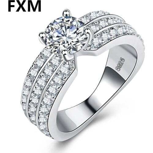 Fashion Women Ring Wedding Rings For Women 2021 Charms Princess Bijoux Bridal Engagement Jewelry Drop Shipping
